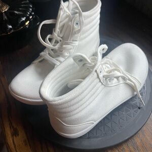 White High-Top Sneakers